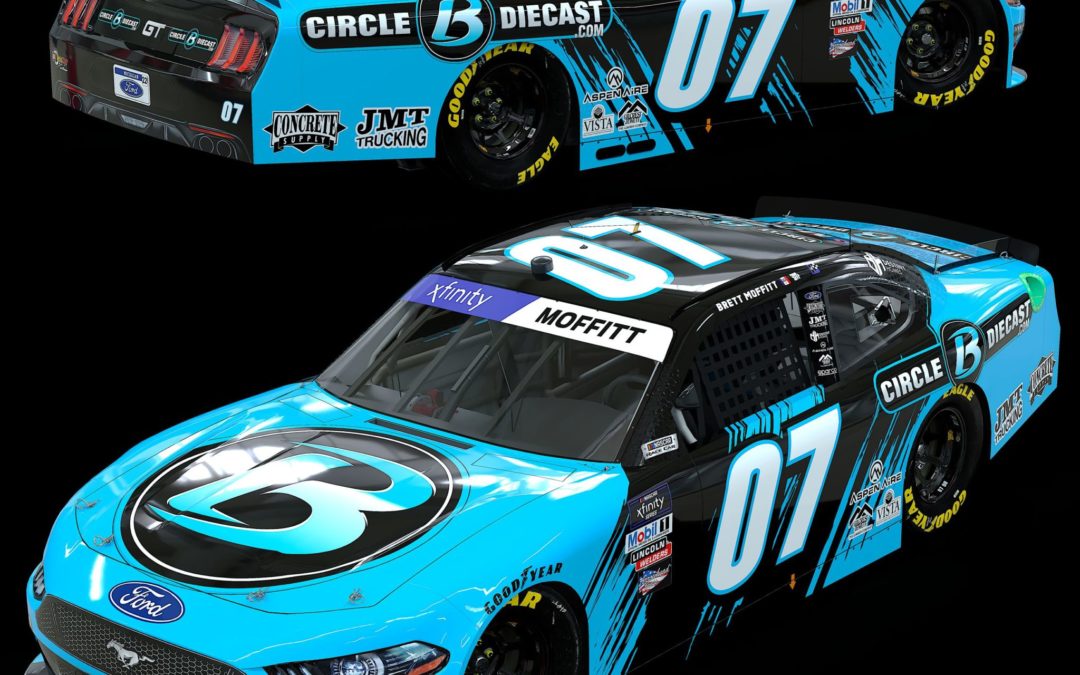 Brett Moffitt Returns to NASCAR Xfinity Series to Race for SS GreenLight Racing with Jeff Lefcourt at Kansas Speedway