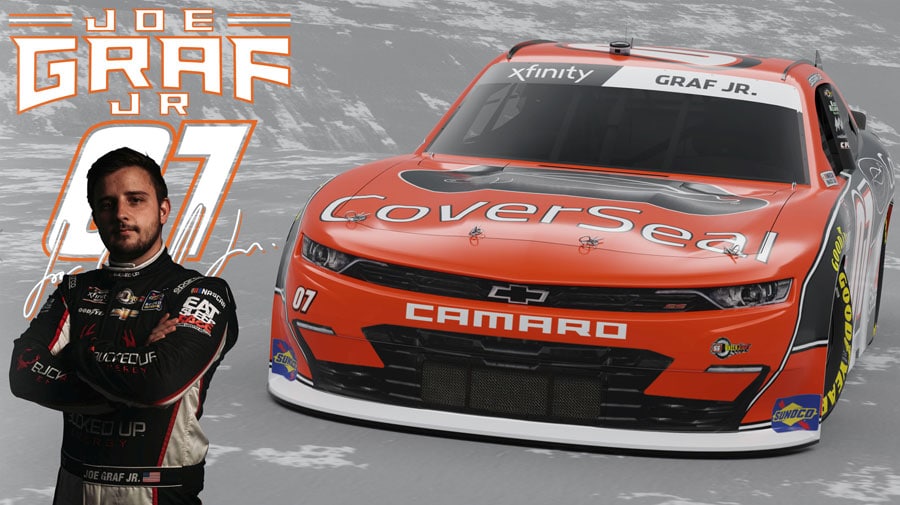 NASCAR Xfinity Driver Joe Graf Jr. Forms “Pole-Position”-Worthy Partnership With CoverSeal®