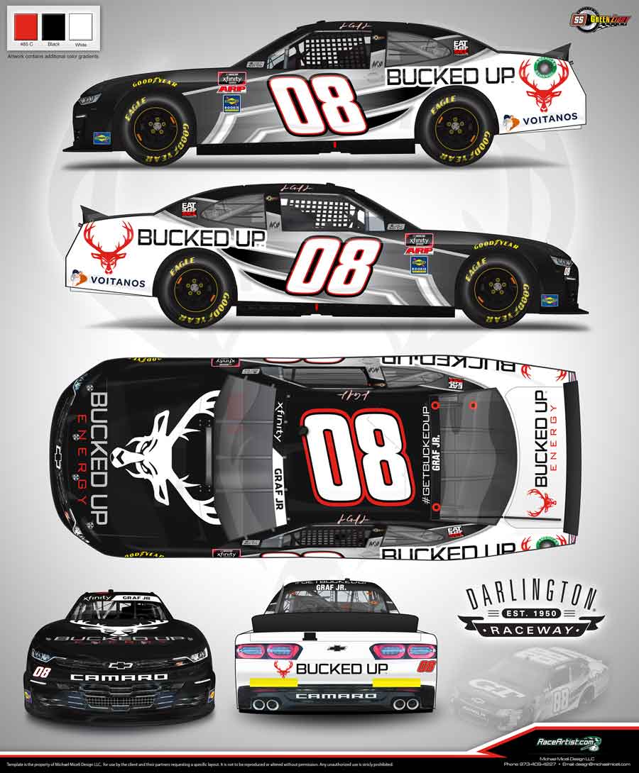 Joe Graf Jr. and SS GreenLight Racing to throwback to Elliott Sadler at Darlington