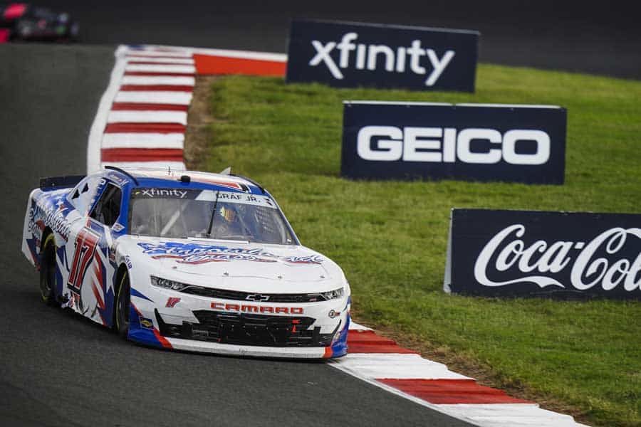 Joe Graf Jr. gains more road course experience with Charlotte ROVAL Charlotte Motor Speedway ROVAL | Drive for the Cure 250 Race Recap