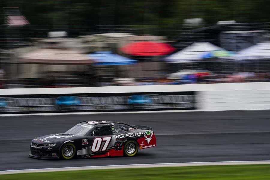 #07 Chevrolet Camaro racing on track