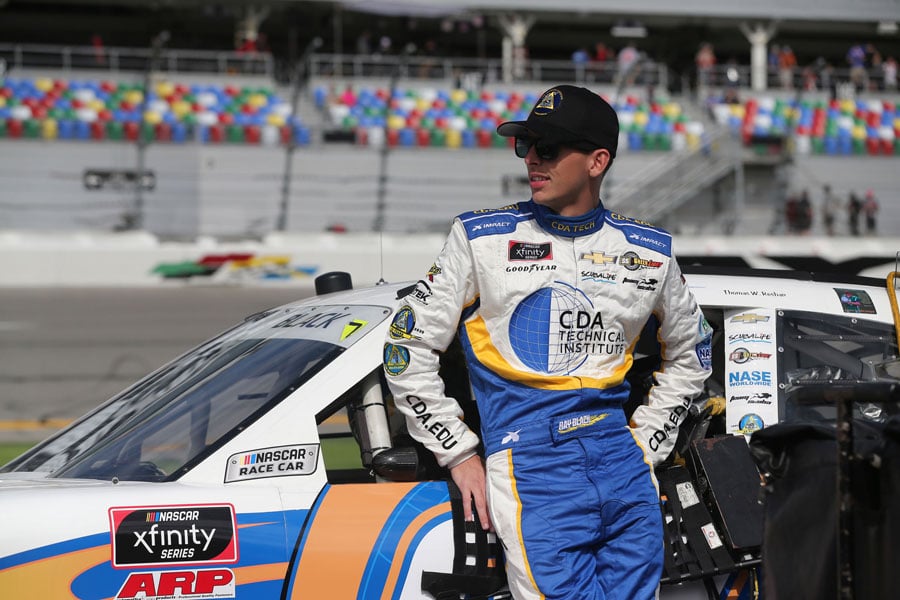 NASCAR Xfinity Driver Ray Black Jr at Daytona 2020